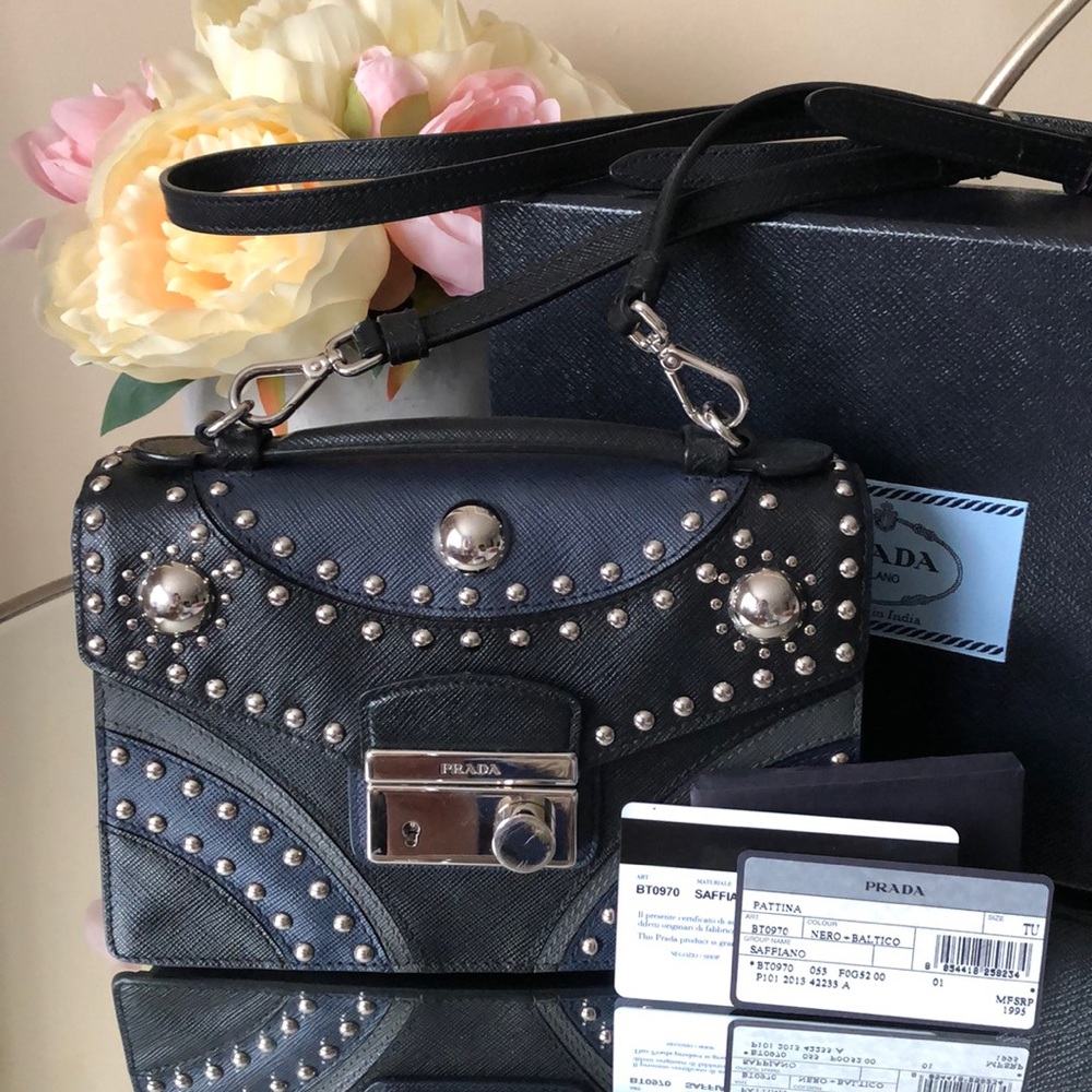 PRADA Mini Saffiano Cross body bag BT0970